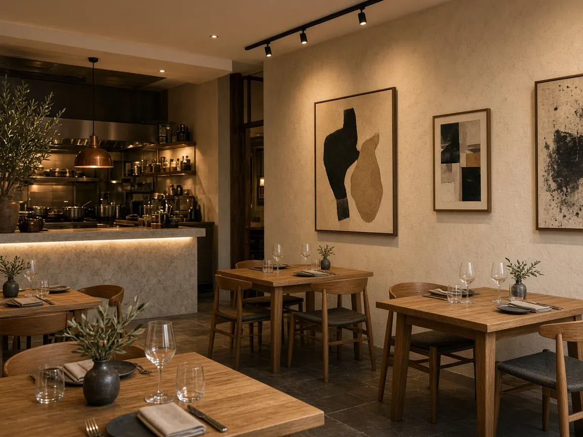 Restaurante de autor en Hotel Brera