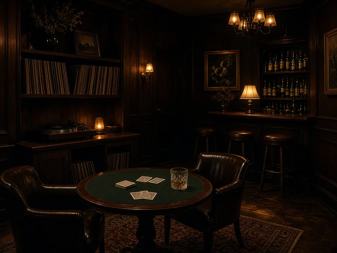Salón speakeasy de entretenimiento en Hotel Brera