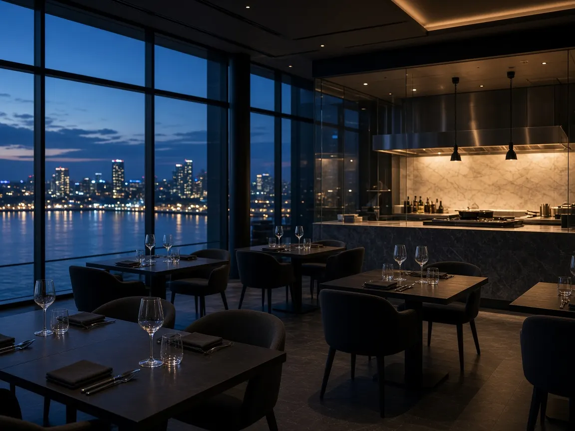 Restaurante contemporáneo en Mirador Dock